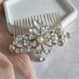Crystal Bridal Hair Comb, thumbnail 5 of 8