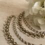 Gold Plated Antique Pearl Ear Chains/Kaan Chain, thumbnail 1 of 5