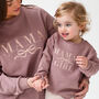 Mama's Girl Bow Detail Sweatshirt Jumper Perfect For Mothers Day, thumbnail 1 of 9