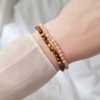 Tigers Eye Crystal Healing Bracelet A Gift For Strength, 2 of 4