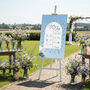 Meadow Silver Mirror Order Of The Day Timeline Sign, thumbnail 1 of 2