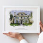 Personalised Watercolour Our Home Framed Print, thumbnail 5 of 8