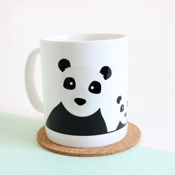 Panda Family Selfie, Personalised Mug, 2 of 2