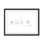 Las Vegas Skyline Print – Hand Drawn Line Art Travel Print, thumbnail 1 of 4