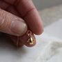 Tiny Penguin Charm Necklace Gold Vermeil, thumbnail 1 of 8