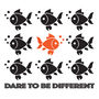 Dare To Be Different T Shirt, thumbnail 6 of 7