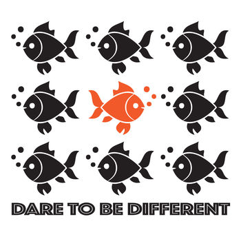 Dare To Be Different T Shirt, 6 of 7