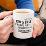 'Only Best Friends Get Promoted To Godfather' Mug, thumbnail 2 of 9