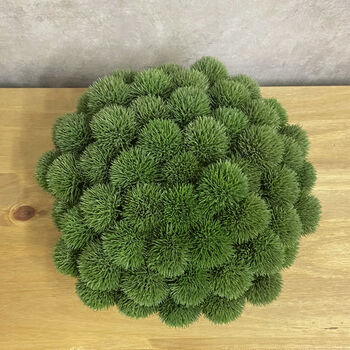 Dianthus In Charcoal Metal Bowl | Faux Foliage Arrangement, 3 of 3