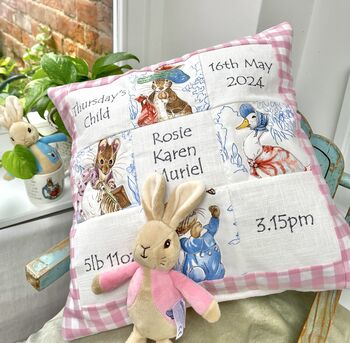 Beatrix Potter* Memory Cushion**, 10 of 11