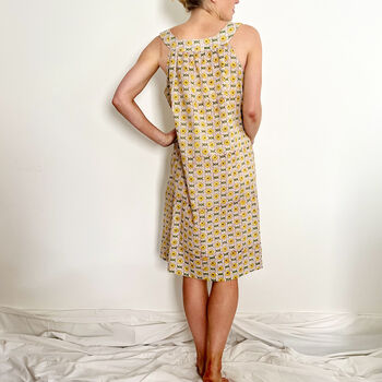 Sunflower Or Daisy Chain Print Mimi Shift, 9 of 9