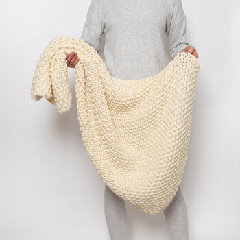 Louis Baby Blanket Beginner Knitting Kit, 3 of 10