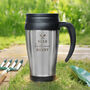 Personalised Head Gardener Travel Mug, thumbnail 2 of 3