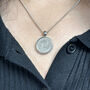 Personalised Silver Plated Lucky Sixpence Necklace, thumbnail 3 of 3