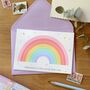 New Baby Pastel Rainbow Card, thumbnail 2 of 6