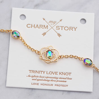 My Charm Story Trinity Love Knot Bracelet, 2 of 12