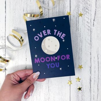 Congratulations Card 'Over The Moon For You', 4 of 4