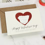 Personalised Heart Scratch Valentine's Card, thumbnail 2 of 2