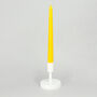 G Decor Pack Of 10 Or 20 Yellow Dinner Candles, thumbnail 3 of 4