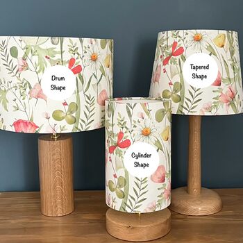 Alda Multi Spring Flowers Tall Cylinder Lampshade, 11 of 11