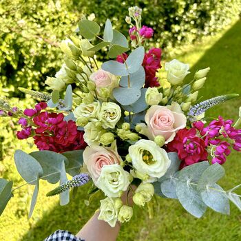 Scented Stock And Rose Bouquet, 3 of 3