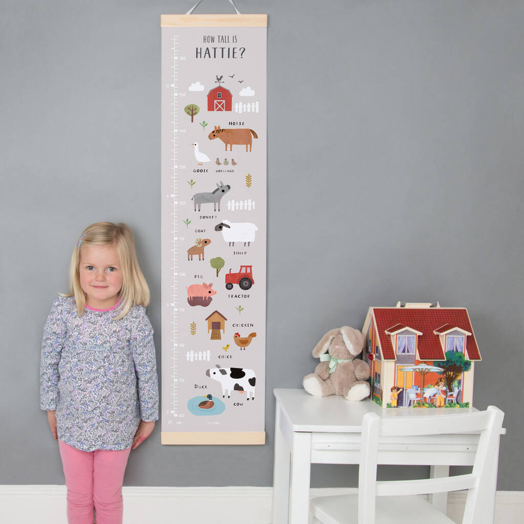 Personalised Farm Height Chart, 1 of 7
