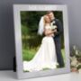 Personalised Mr And Mrs Silver Photo Frame, thumbnail 3 of 5