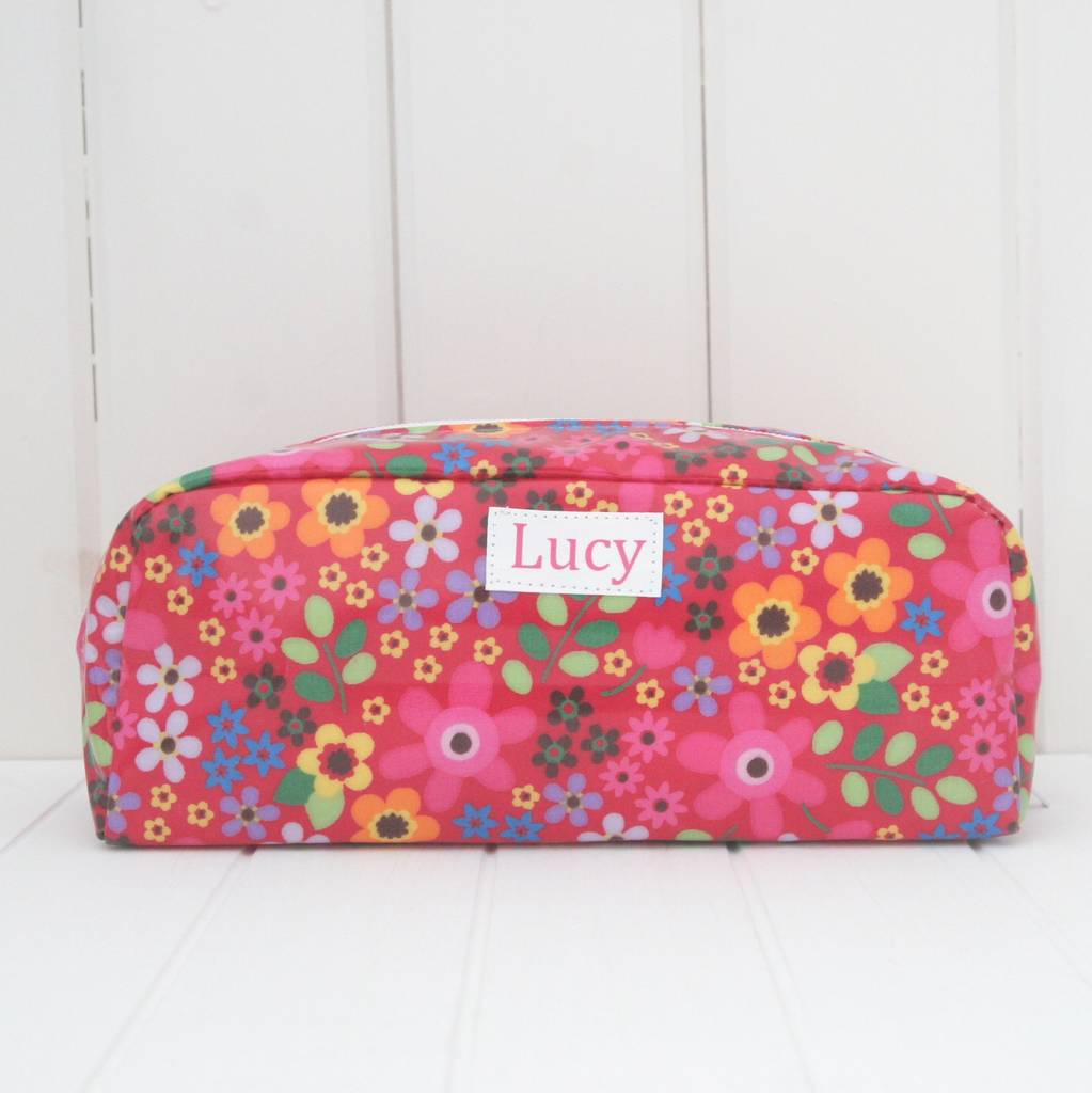 Personalised Wipe Clean Pencil Case By Lucy Lilybet