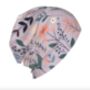 Chemo Headwear Beanie Hat Bandana Lilac Floral Flowers Super Soft, thumbnail 4 of 6