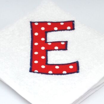 Personalised Bath Towels With Appliqued Letters, 4 of 9