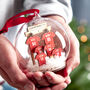 Personalised 3D Wooden Family Football Shirts Bauble, thumbnail 3 of 5
