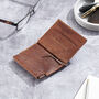Personalised Leather Money Clip Wallet, thumbnail 3 of 4