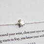 A Handmade Little Wish Bracelet Maid Of Honour Request, thumbnail 2 of 2
