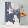 Personalised Bear With Moon Baby Print, thumbnail 4 of 5