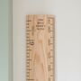 Original Natural Wood Height Chart Ruler, thumbnail 5 of 6