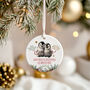 Personalised First Christmas As Brothers / Sisters Bauble Keepsake, thumbnail 2 of 3