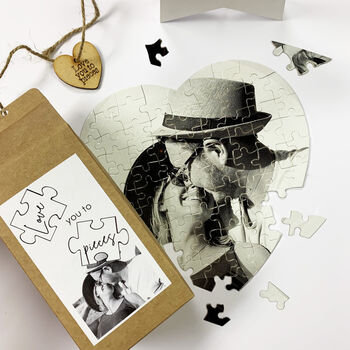 Personalised Heart Love You To Pieces Jigsaw, 2 of 5