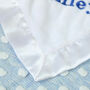 Personalised White Bear Comforter With Satin Back, thumbnail 3 of 7