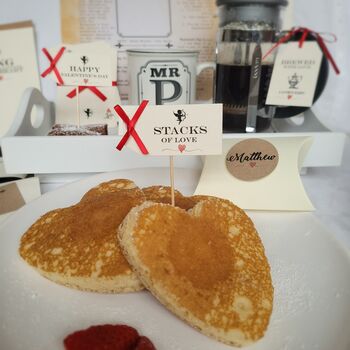 Personalised Valentine's Day Breakfast In Bed Kit, 3 of 12