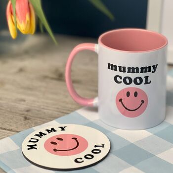 Mummy Cool Round Coaster For Mum, 4 of 7