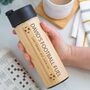 Personalised Father's Day Football Fuel Bamboo Flask, thumbnail 3 of 6