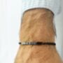 Black Personalised Chain Bracelet, thumbnail 4 of 6