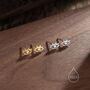 Sterling Silver Tiny Eye Stud Earrings, thumbnail 5 of 12