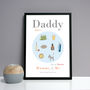 Personalised Dad, Daddy Or Grandpa 'Likes' Print, thumbnail 1 of 6