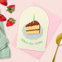 Here For Cake Greeting Card, thumbnail 1 of 5