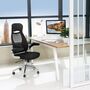 High Back Mesh Office Chair With Flip Up Armrests, thumbnail 1 of 8