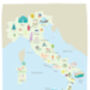 Map Of Italy Art Print, thumbnail 4 of 4