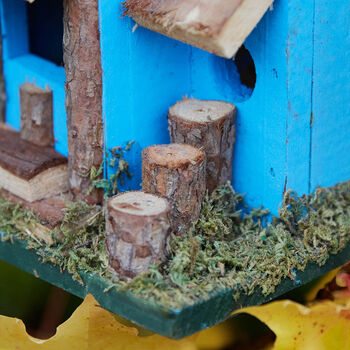Woodland Personalised Hanging Bird House, 3 of 7