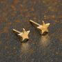 Tiny Star Stud Earrings, thumbnail 4 of 6