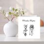 Welsh Love Spoons Birthday Card, thumbnail 3 of 6